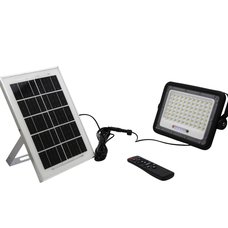 Прожектор LED+ солнечная панель+пульт+аккумулятор 100W 6500K "LEMANSO" LMB33021