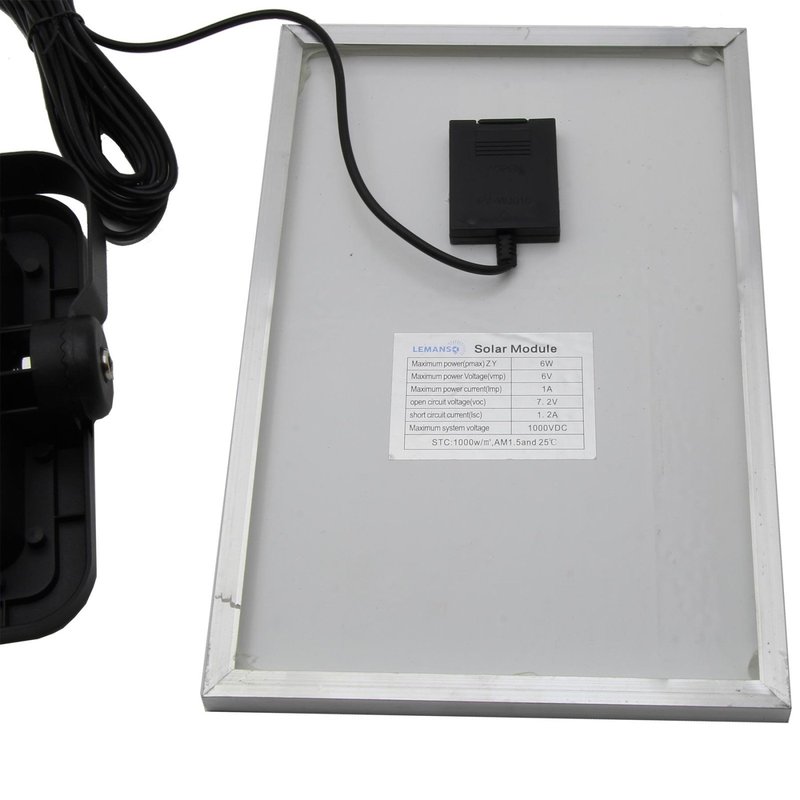 Прожектор LED+ сонячна панель+пульт+акумулятор 100W 6500K "LEMANSO" LMB33021