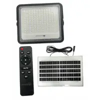 Прожектор LED+сонячна панель+пульт+акумулятор 300W 6500K "LEMANSO"  LMB33023