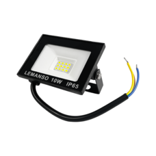 Прожектор светодиодный LED SMD 10w 6500K IP65 800LM "Посейдон" черный "LEMANSO" LMP104-10
