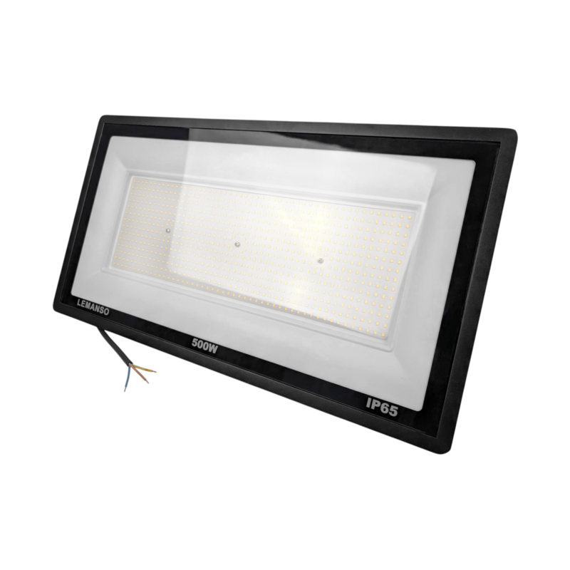 Прожектор светодиодный LED SMD 500w 6500K IP65 45000LM "Посейдон" черный "LEMANSO" LMP104-500
