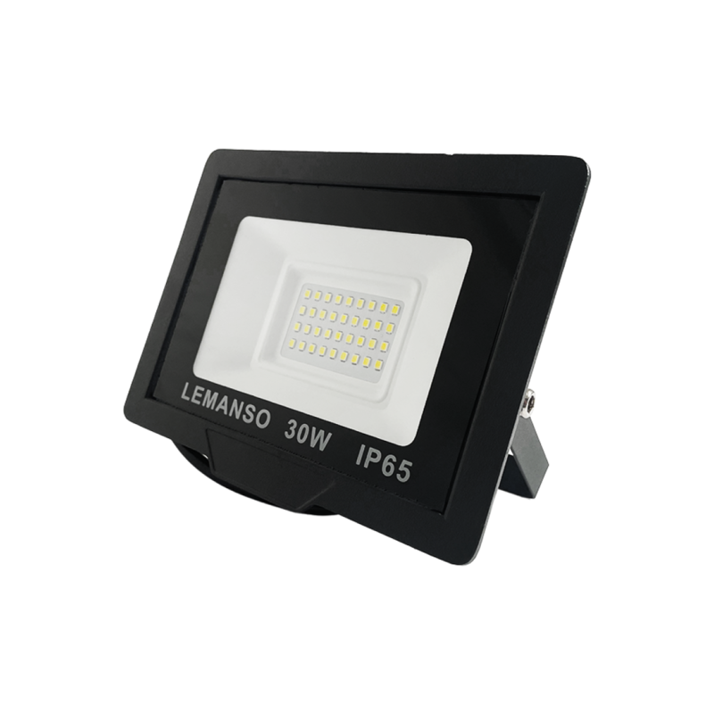 Прожектор світлодіодний LED SMD 30w 6500K IP65 2400LM "Посейдон" чорний "LEMANSO" LMP73-31