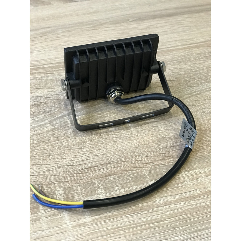 Прожектор светодиодный LED SMD 10w 6500K IP65 800LM чёрный "LEMANSO" LMP9-12