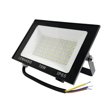 Прожектор светодиодный LED SMD 70w 6500K IP65 4200LM "Нептун" черный "LEMANSO" LMP103-70
