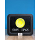 Прожектор светодиодный LED 50w 6500K 1COB IP65 2700LM чёрный "LEMANSO" LMP36-50