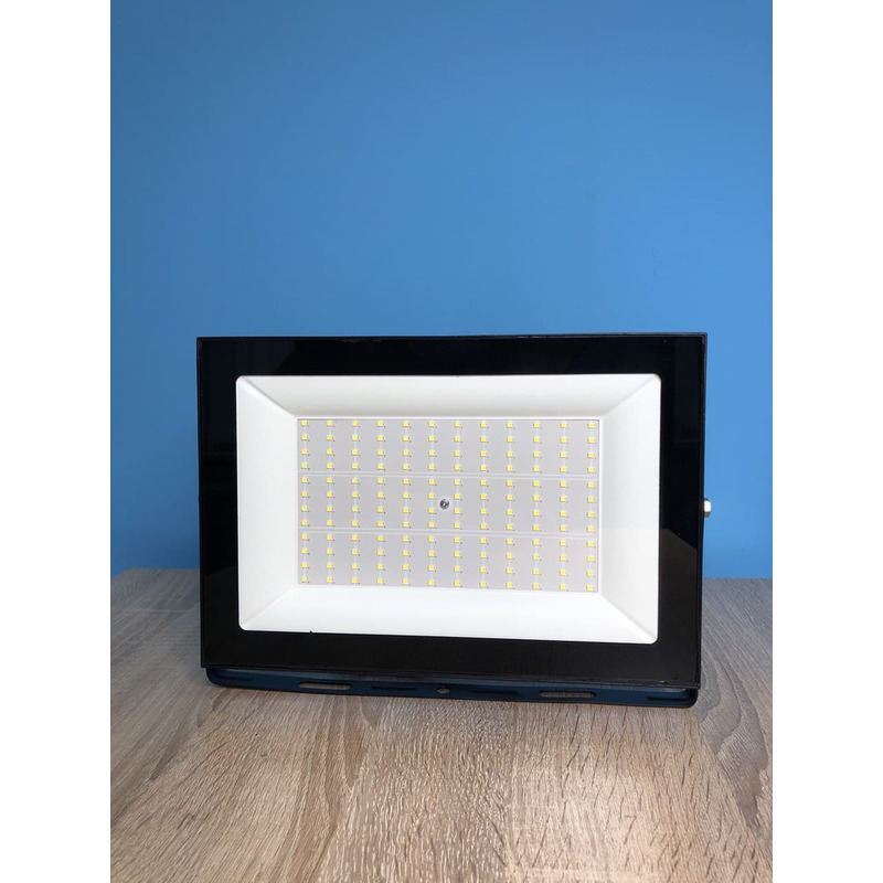 Прожектор светодиодный LED SMD 100w 6500K IP65 5600LM "Нептун" чёрный"LEMANSO" LMP72-100