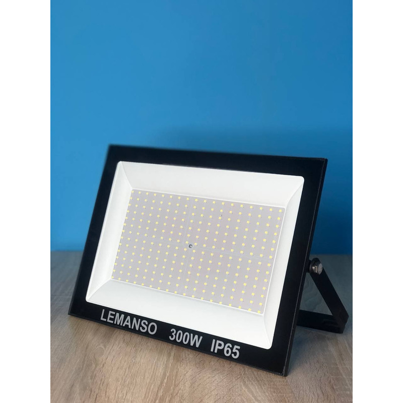 Прожектор светодиодный LED SMD 300w 6500K IP65 16800LM "Нептун" чёрный "LEMANSO" LMP72-300