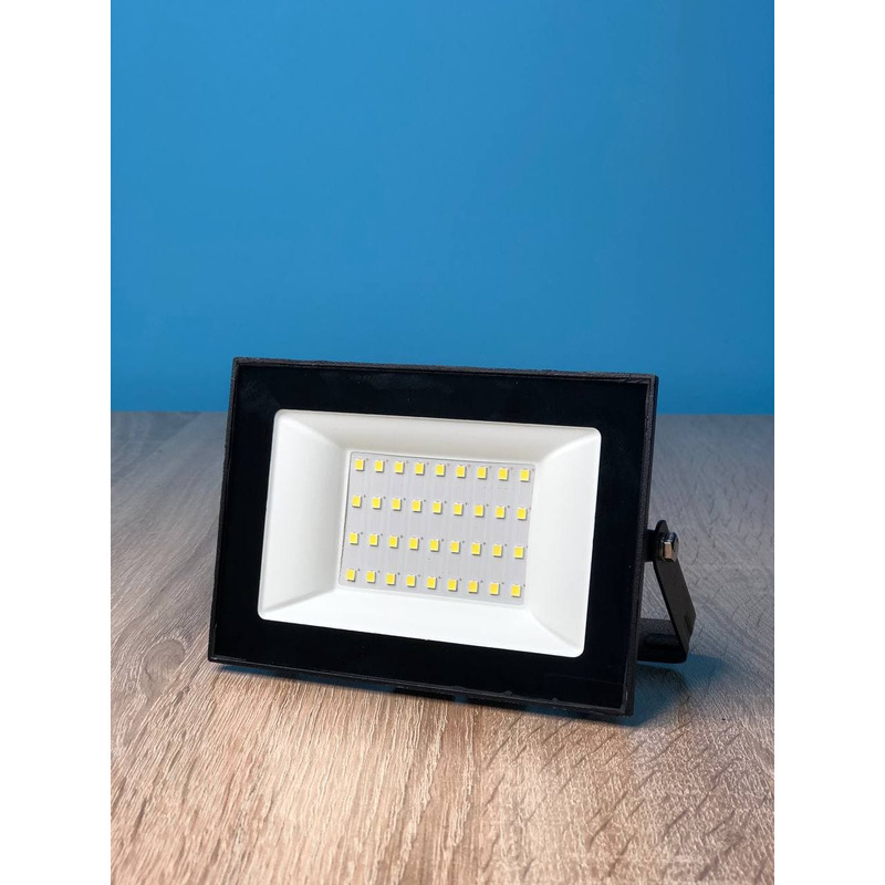 Прожектор светодиодный LED SMD 30w 6500K IP65 1800LM "Посейдон"чёрный "LEMANSO" LMP73-30