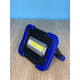 Прожектор LED 10W COB 750LM 6500K IP64 з акумулятором. чорно-синій "LEMANSO" LMP74-10