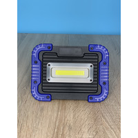 Прожектор LED 10W COB 750LM 6500K IP64  с аккум. черно-синий "LEMANSO" LMP74-10