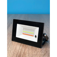 Прожектор світлодіодний LED 20w RGB+пульт IP65 чорний "LEMANSO" LMP76-20 RGB