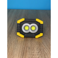 Прожектор LED 5W 2COB 200+100LM (сбоку) 6500 IP44 жёлто-черний "LEMANSO" LMP80