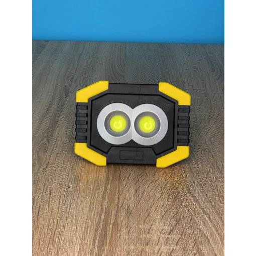 Прожектор LED 5W 2COB 200+100LM (збоку) 6500 IP44 жовто-чорний "LEMANSO" LMP80