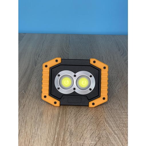 Прожектор LED 5W 2COB 420LM 6500 IP44 жовто-чорний "LEMANSO" LMP82