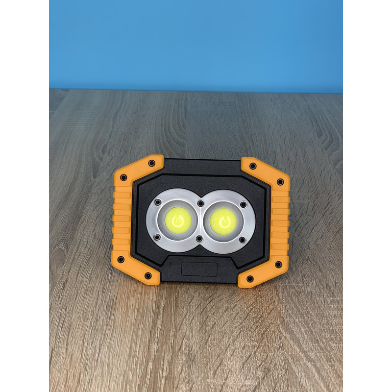 Прожектор LED 5W 2COB 420LM 6500 IP44 жовто-чорний "LEMANSO" LMP82