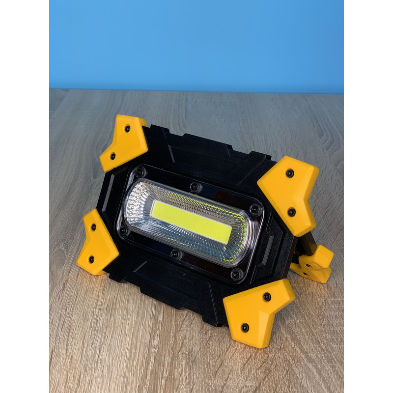 Прожектор LED 5W COB 470LM 6500 IP44 жовто-чорний "LEMANSO" LMP84