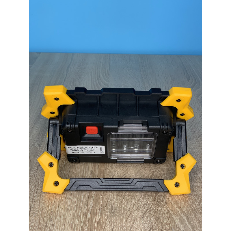 Прожектор LED 5W COB 470LM 6500 IP44 жовто-чорний "LEMANSO" LMP84
