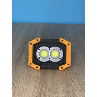 Прожектор LED 20W COB 300LM 6500K IP64 з USB та акумулятор. жовто-чорний "LEMANSO" LMP92