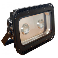 Прожектор светодиодный LED 100w 6500K IP65 2LED чёрный "LEMANSO" LMP6-100