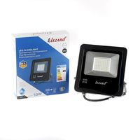 Прожектор світлодіодний 50Вт, алюмінієвий IP65 6500K 4000Lm LEZARD PAL6550