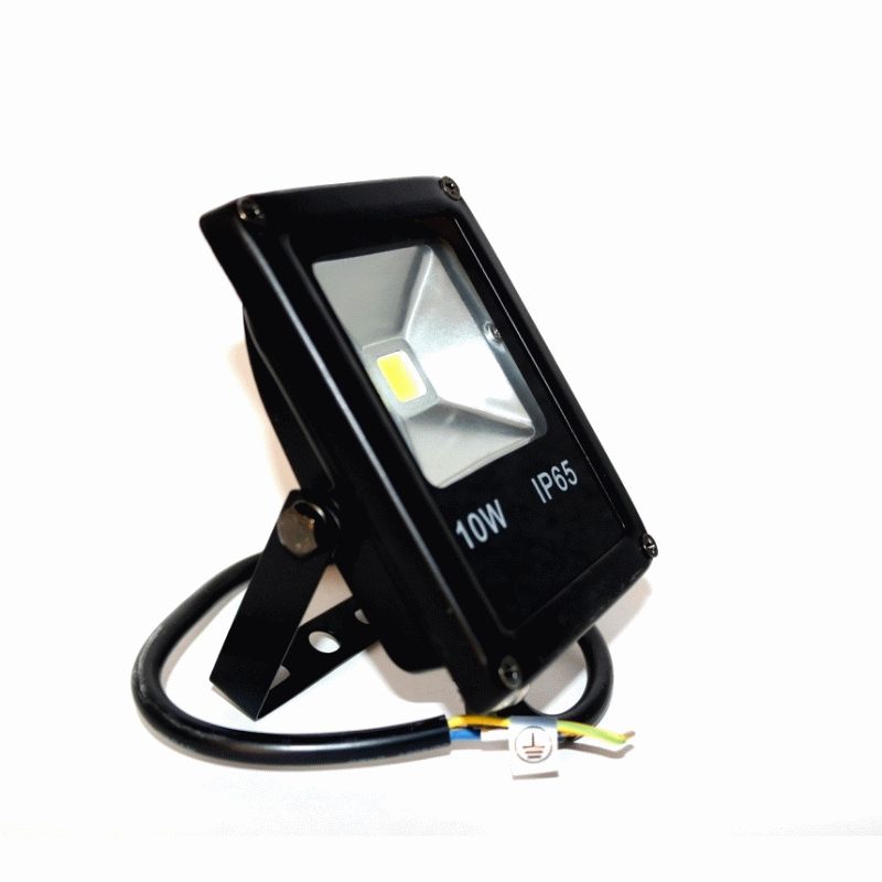 Прожектор cветодиодный LED 10w 6500K IP65 1LED чёрный "LEMANSO" LMP2-10