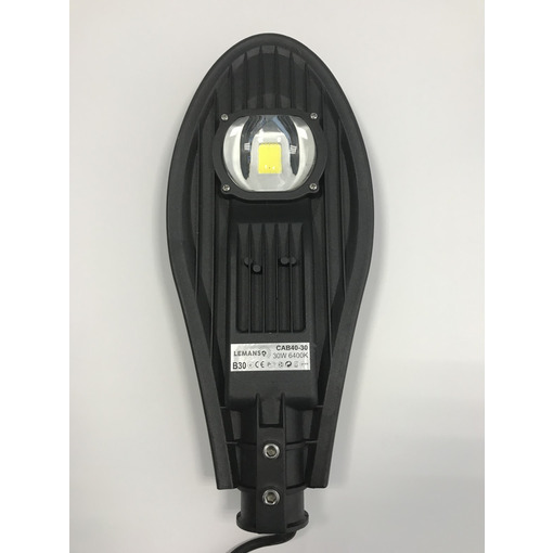 Світильник вуличний на стовп 100W 9000LM 85-265V захист від грози 4KV сірий "LEMANSO" CAB62-100