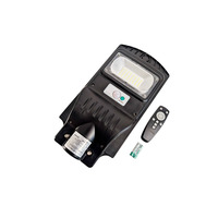 Світильник на стовп LED+сонячна панель+пульт+акумулятор 30W 350Lm 6500K 48LED 6W/3,2V/ 5Ah IP65 "LEMANSO" LMB33018