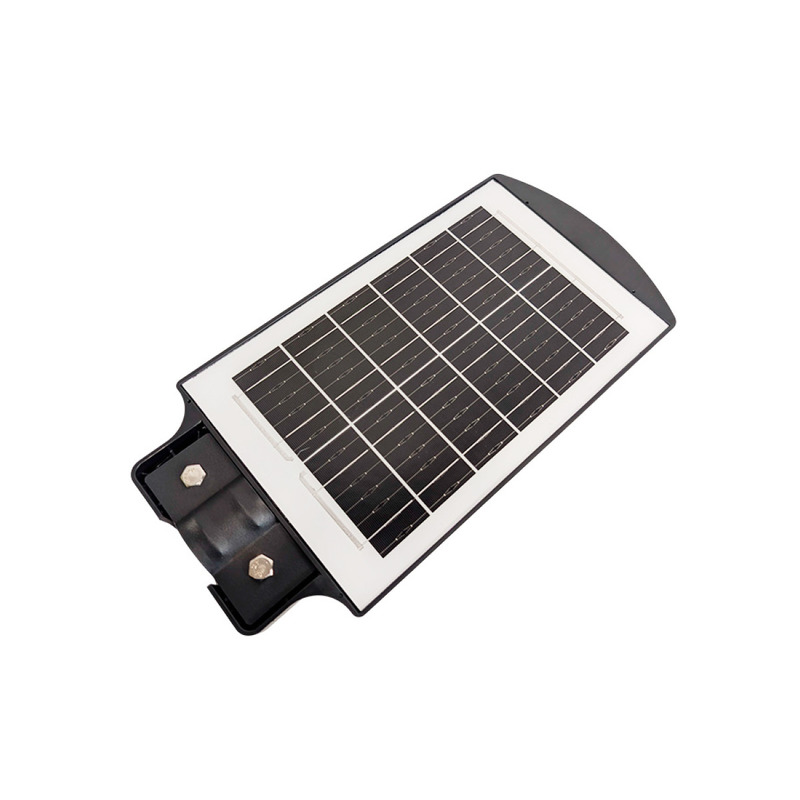 Світильник на стовп LED+сонячна панель+пульт+акумулятор 30W 350Lm 6500K 48LED 6W/3,2V/ 5Ah IP65 "LEMANSO" LMB33018