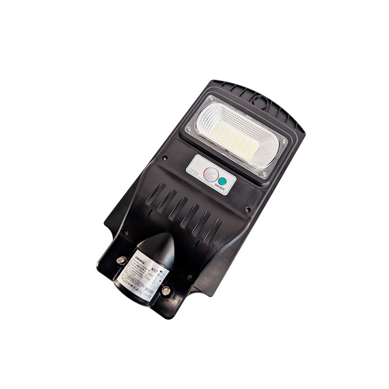 Світильник на стовп LED+сонячна панель+пульт+акумулятор 30W 350Lm 6500K 48LED 6W/3,2V/ 5Ah IP65 "LEMANSO" LMB33018