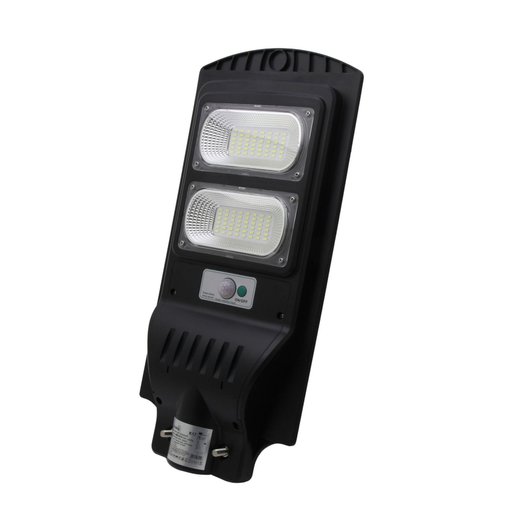 Світильник на стовп LED+сонячна панель+пульт+акумулятор 60W 450Lm 6500K 96LED 10W/3,2V/ 6Ah IP65 "LEMANSO" LMB33019