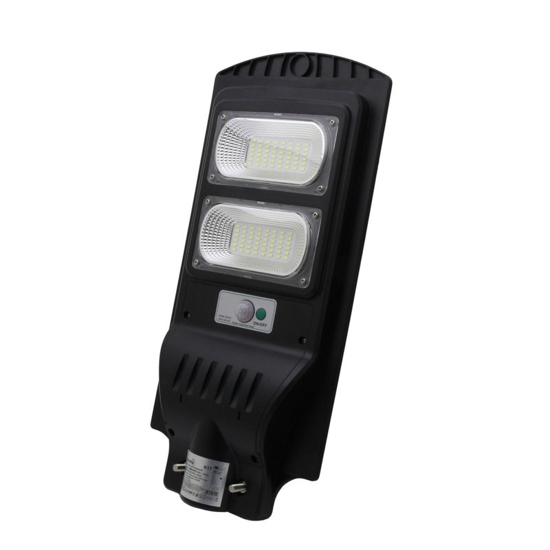 Світильник на стовп LED+сонячна панель+пульт+акумулятор 60W 450Lm 6500K 96LED 10W/3,2V/ 6Ah IP65 "LEMANSO" LMB33019