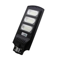 Світильник на стовп LED+сонячна панель+пульт+акумулятор 90W 750Lm 6500K 144LED 17W/3,2V/ 10Ah IP65 "LEMANSO" LMB33020