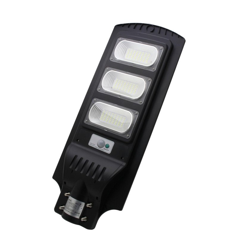 Світильник на стовп LED+сонячна панель+пульт+акумулятор 90W 750Lm 6500K 144LED 17W/3,2V/ 10Ah IP65 "LEMANSO" LMB33020