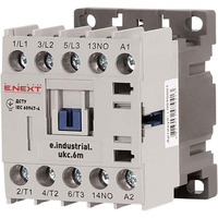 Контактор e.industrial.ukc.6M.220, 6А, 220В, 1no, малогабаритный "E.NEXT" i.0090001