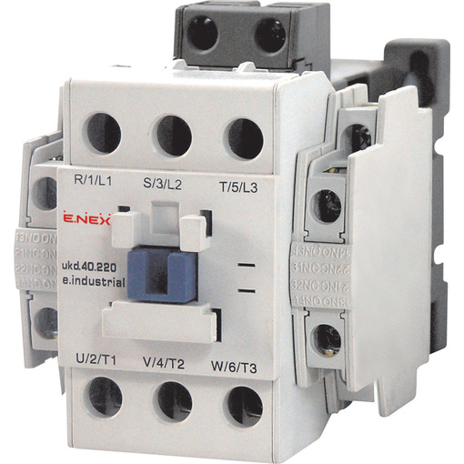 Контактор e.industrial.ukd.40.220, 40А, 220В DC, 1no+1nc "E.NEXT" i.0090014