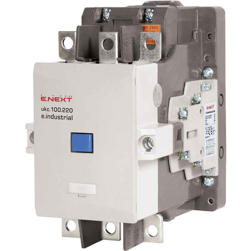 Контактор e.industrial.ukc.180.230, 180А, 230В, 1NO "E.NEXT" i.0090063