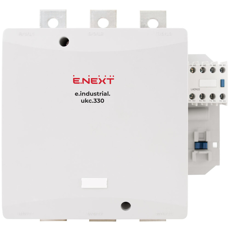 Контактор e.industrial.ukc.330.400, 330А, 400В, 1NO "E.NEXT" i.0090066