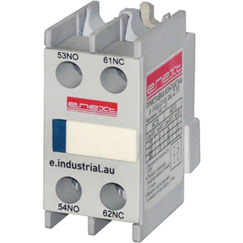 Додатковий контакт e.industrial.au.20 "E.NEXT" i0140012
