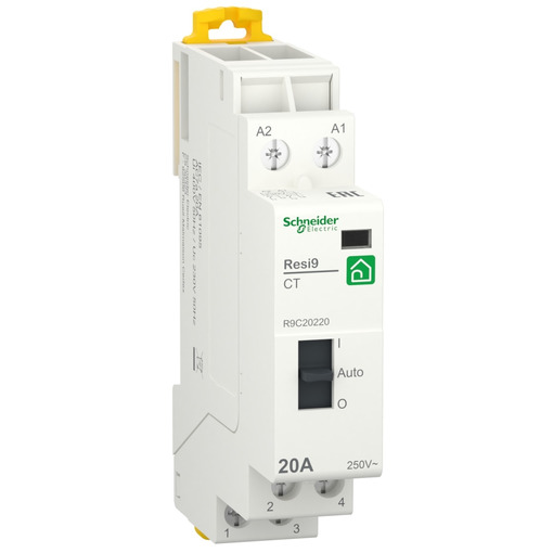 Контактор 1P+N 20A 2NO ~230В/50Гц "SCHNEIDER Resi9" R9C20220