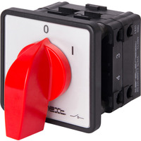 Пакетный переключатель LK63/2.211-ZP/45 щитовой, с передней панелью, 3p, 0-1, 63А "E.NEXT" 8811-200