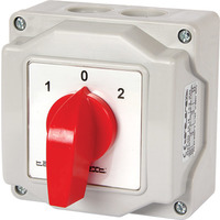 Пакетний перемикач LK63/3.323-ОВ/45 у корпусі, 3p, 1-0-2, 63А, IP44 "E.NEXT" 8834-200