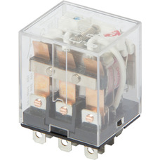 Реле проміжне з LED-індикацією e.control.p1036L, 10А, 230В AC, на 3 групи контактів "E.NEXT" i.ly3n.230ac