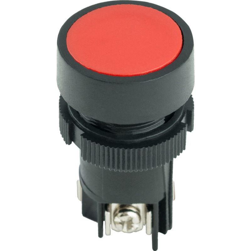 Кнопка пластикова без фіксації e.mb.ea145 червона 1NO+1NC "E.NEXT" p0810132
