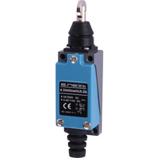 Вимикач кінцевий e.limitswitch.06, 5А, 1NO+1NC, штовхач із вертикальним роликом "E.NEXT" s0070010