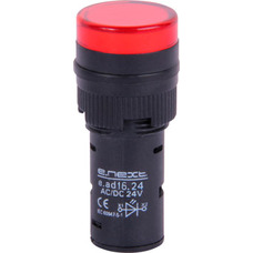 Світлосигнальна арматура e.ad16.24.red ?16мм 24В АС/DC червона "E.NEXT" s009012