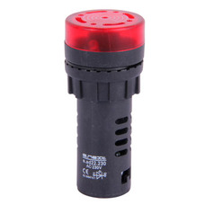 Світлозвукосигнальна арматура e.ad22.230.buzzer.red 22мм 230В АС червона "E.NEXT" s009027