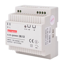 Блок питания на DIN-рейку e.m-power.30.12 30Вт, DC12В "E.NEXT" i083002