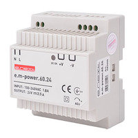 Блок живлення на DIN-рейку em-power.60.24 60Вт, DC24В "E.NEXT" i083005