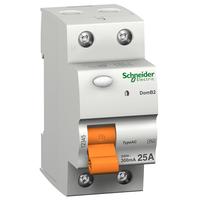 Диференціальне реле (ПЗВ) 2 пол. 25А C 30mA "SCHNEIDER" Домовик 11450
