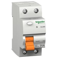 Диференціальне реле (ПЗВ) 2 пол. 25А C 30mA "SCHNEIDER" Домовик 11450